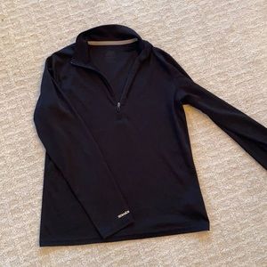 Workout quarter zip